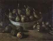 Still life with an Earthen Bowl and Pears (nn04) Vincent Van Gogh